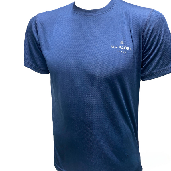 Mr Padel -Dark Blue - Men's Slim Fit Padel Shirt