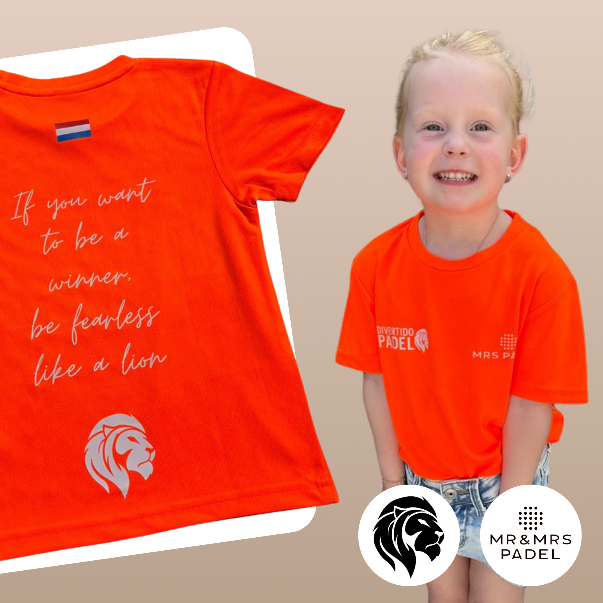 Lioness Shirt - Meisjes
