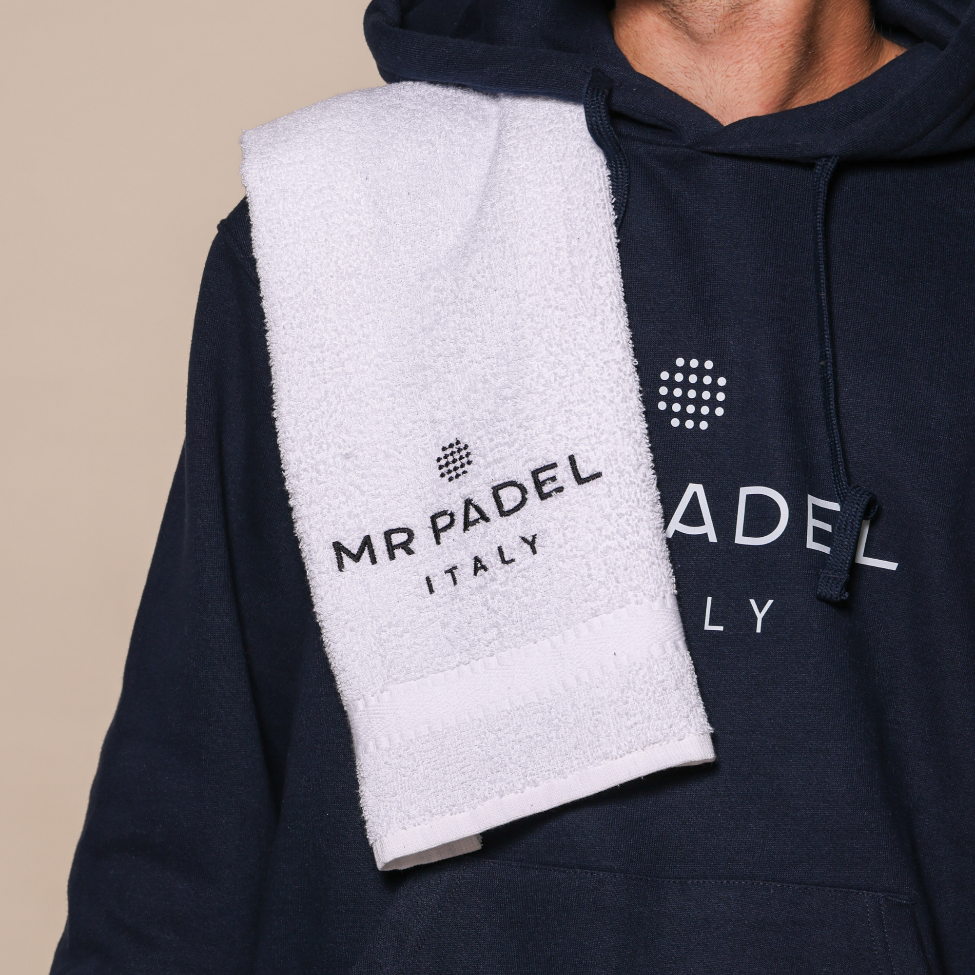 Padel towel white