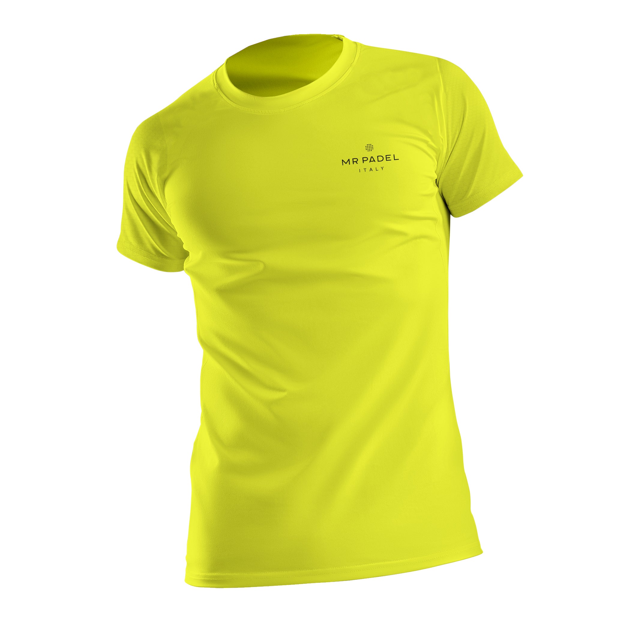 Padel Shirt Regular Fit Neon Yellow