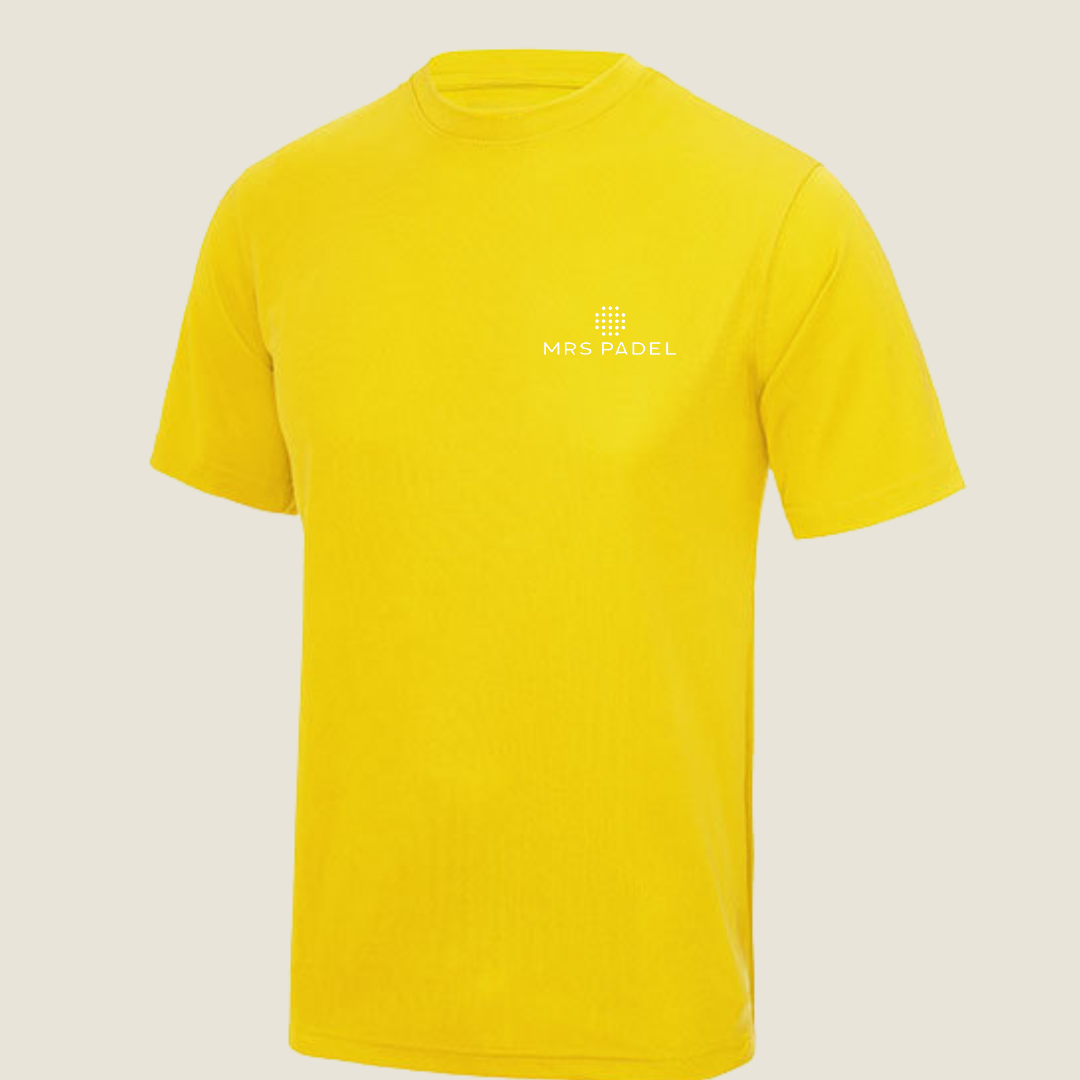 Kids Padel Shirt Yellow
