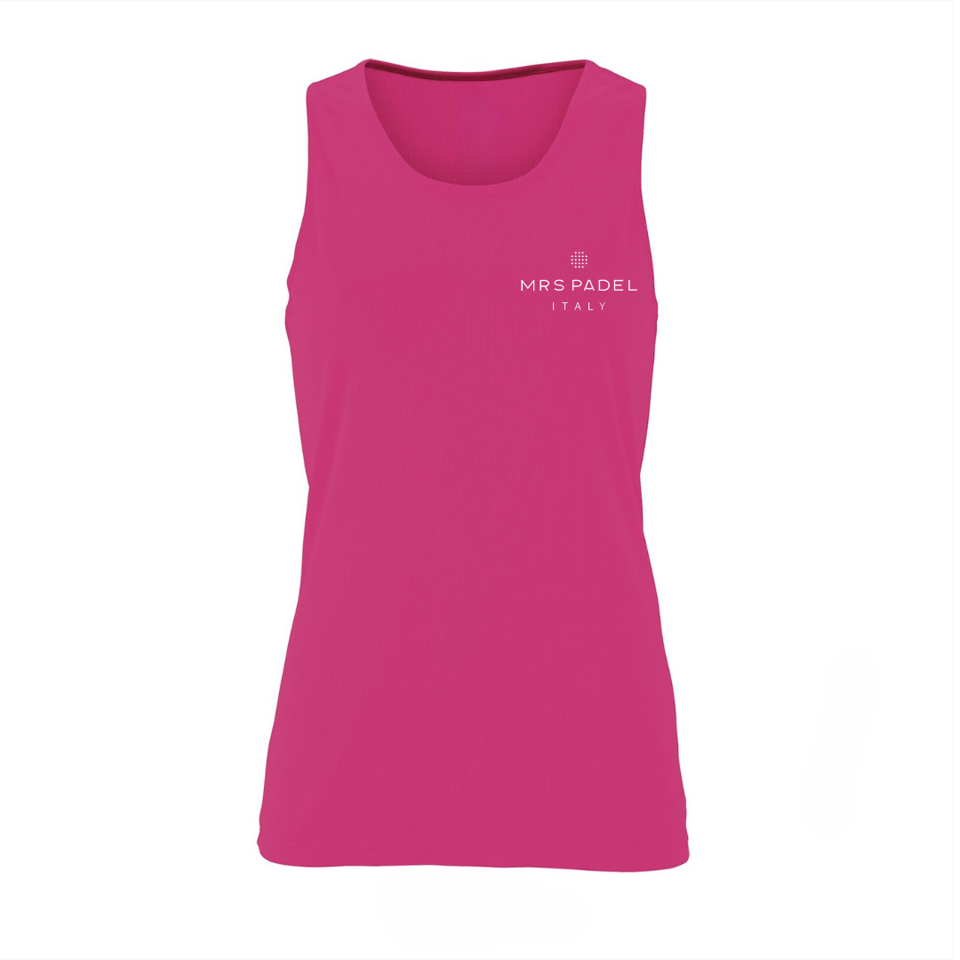 Padel Singlet Neon Pink