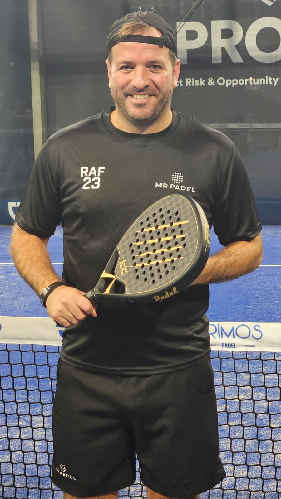 RAF23 Zwart Padelshirt