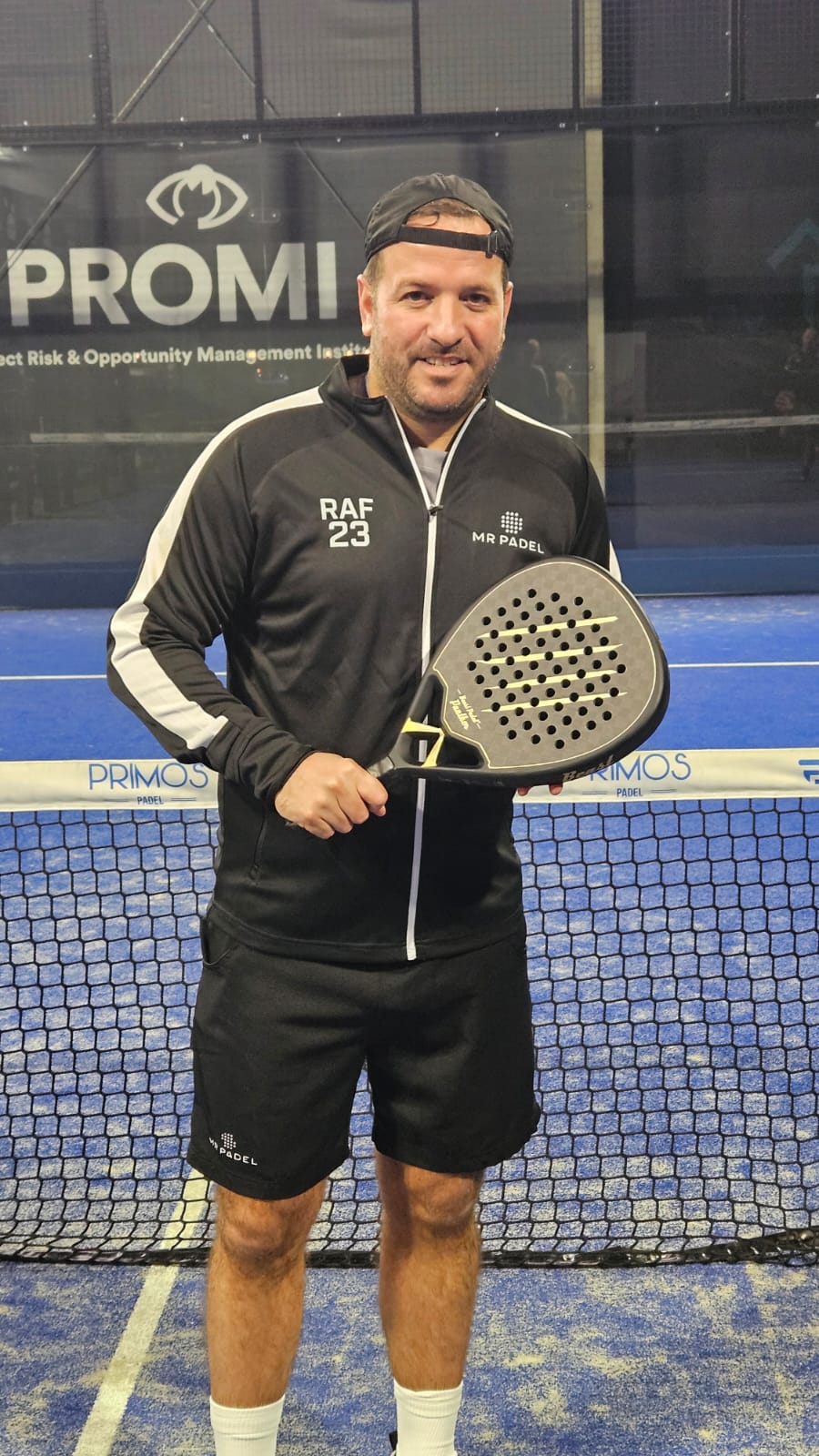 RAF23 Zwart Padel Jack