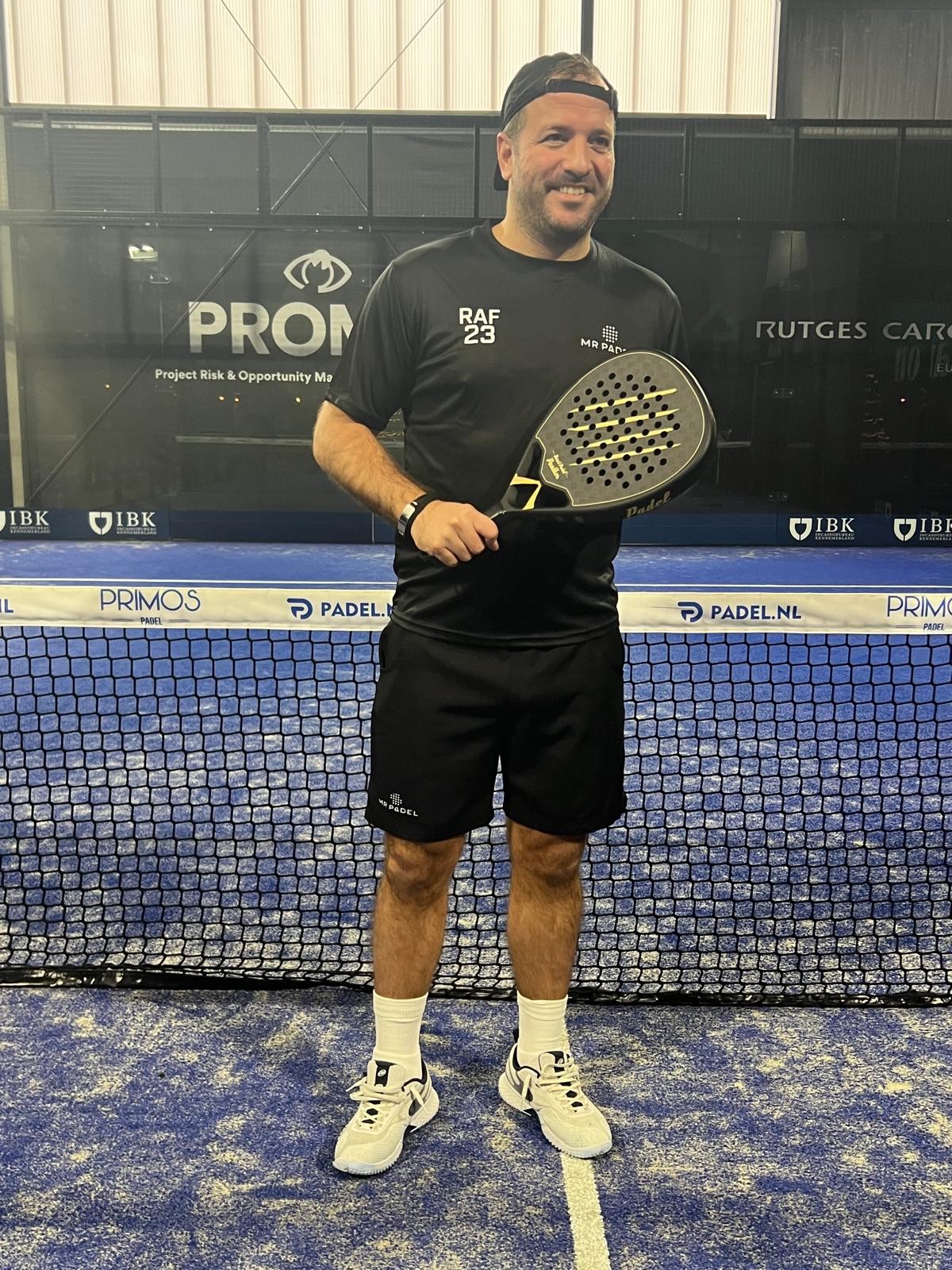 RAF23 Camiseta padel negra