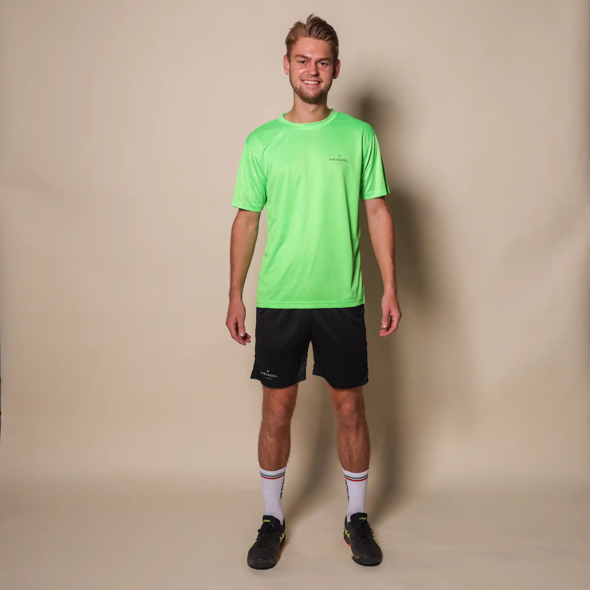 Padel Shirt Regular Fit Neon Green