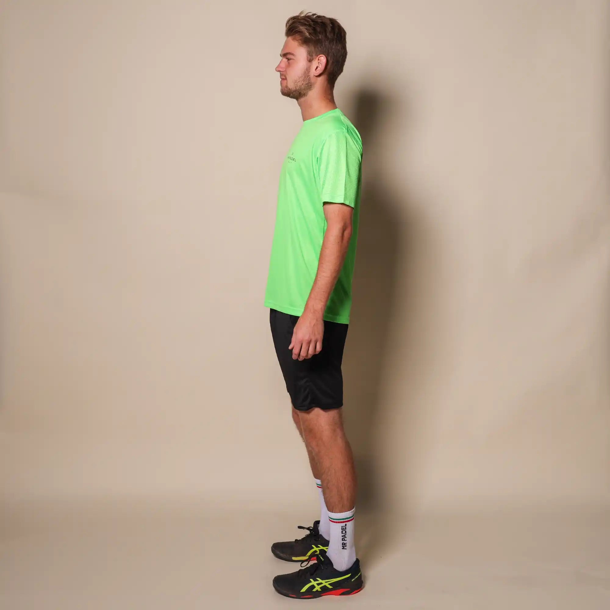 Padel Shirt Regular Fit Neon Green