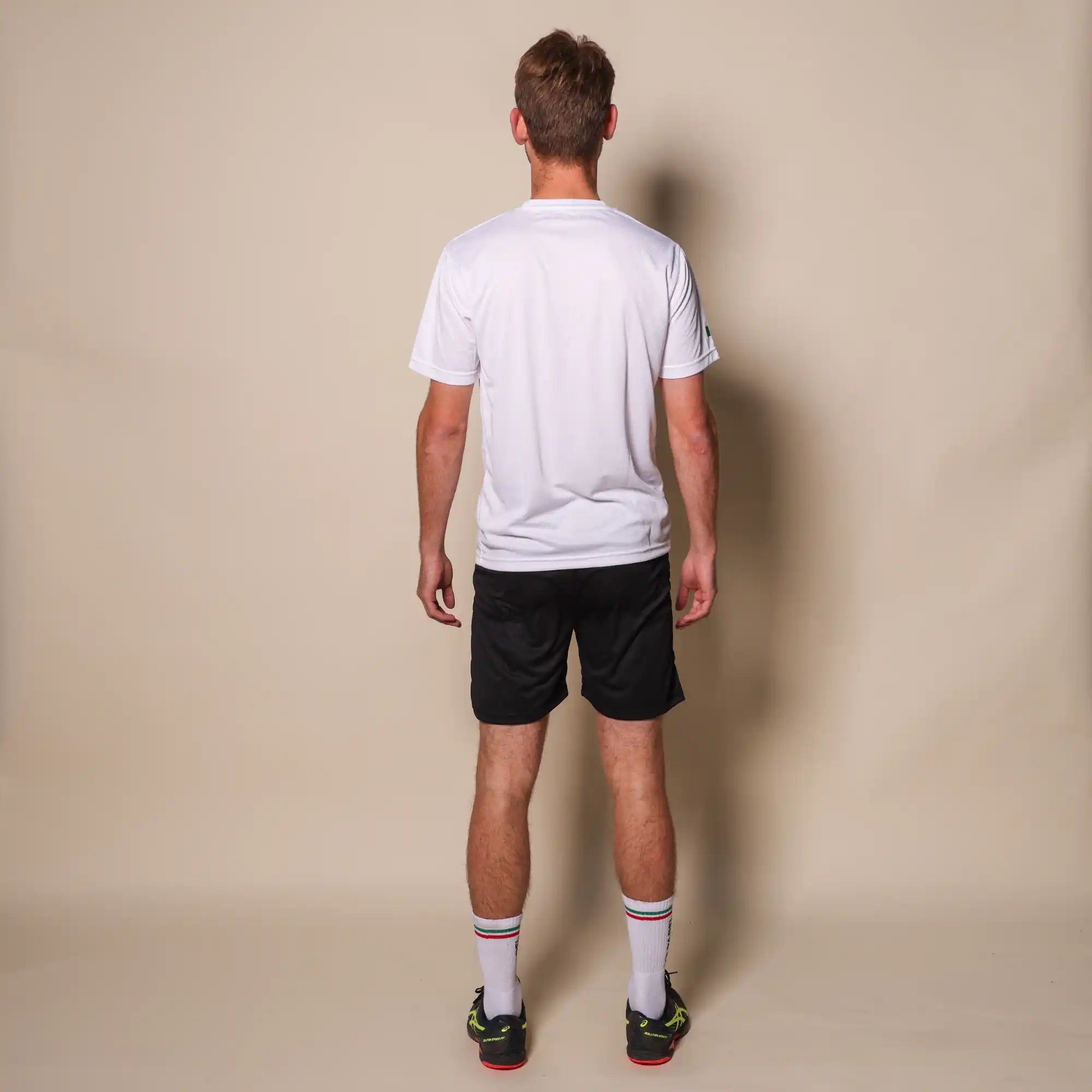 Slimfit Maglia Padel bianca