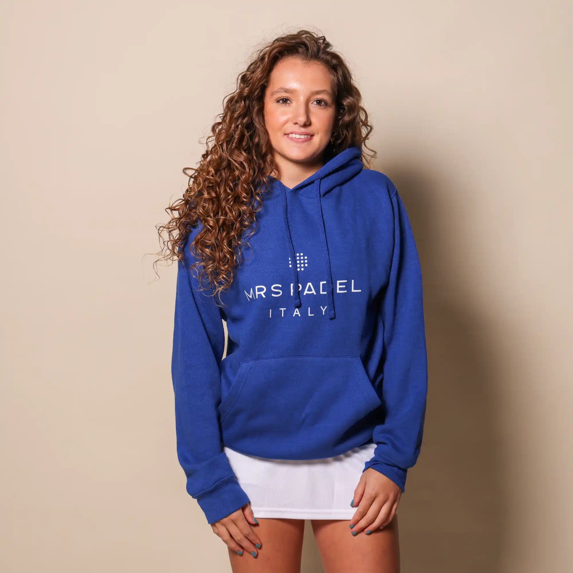Hoodie Mrs Azzurro blue