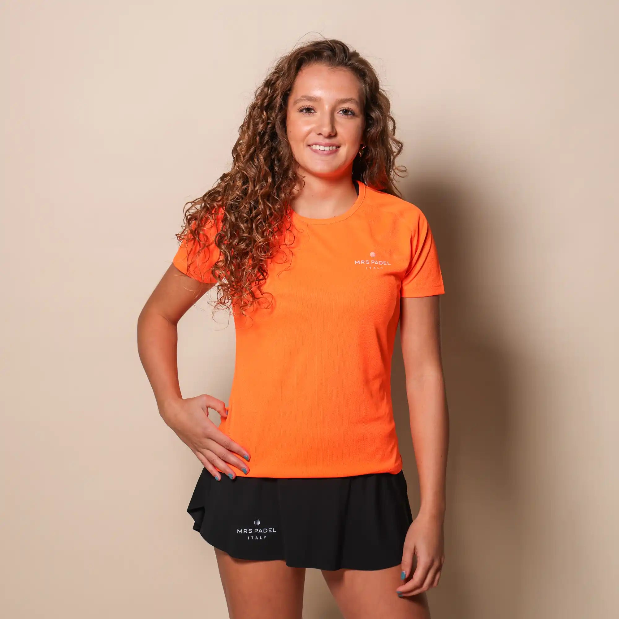 Padel Shirt Neon Orange