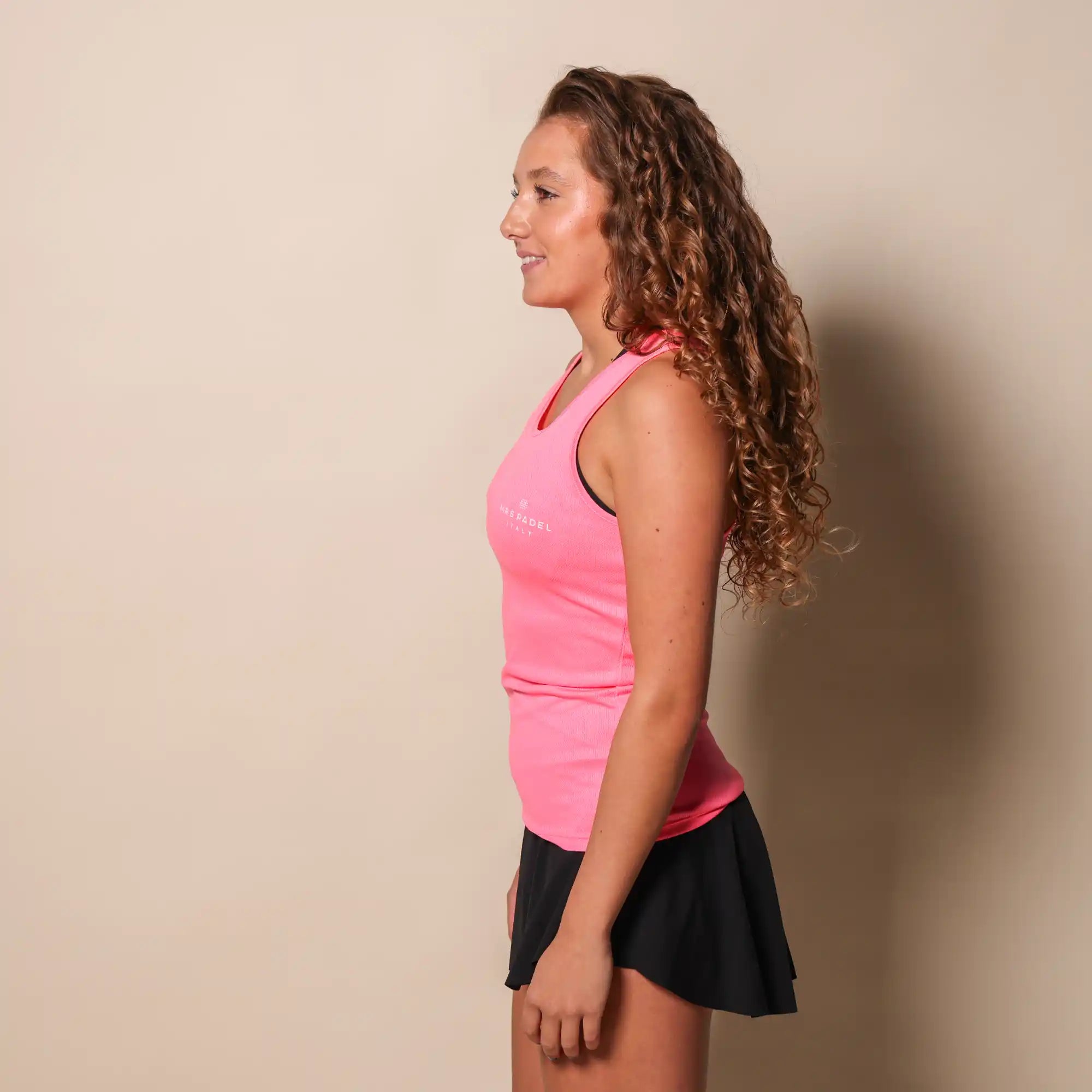 Padel Singlet Neon Pink