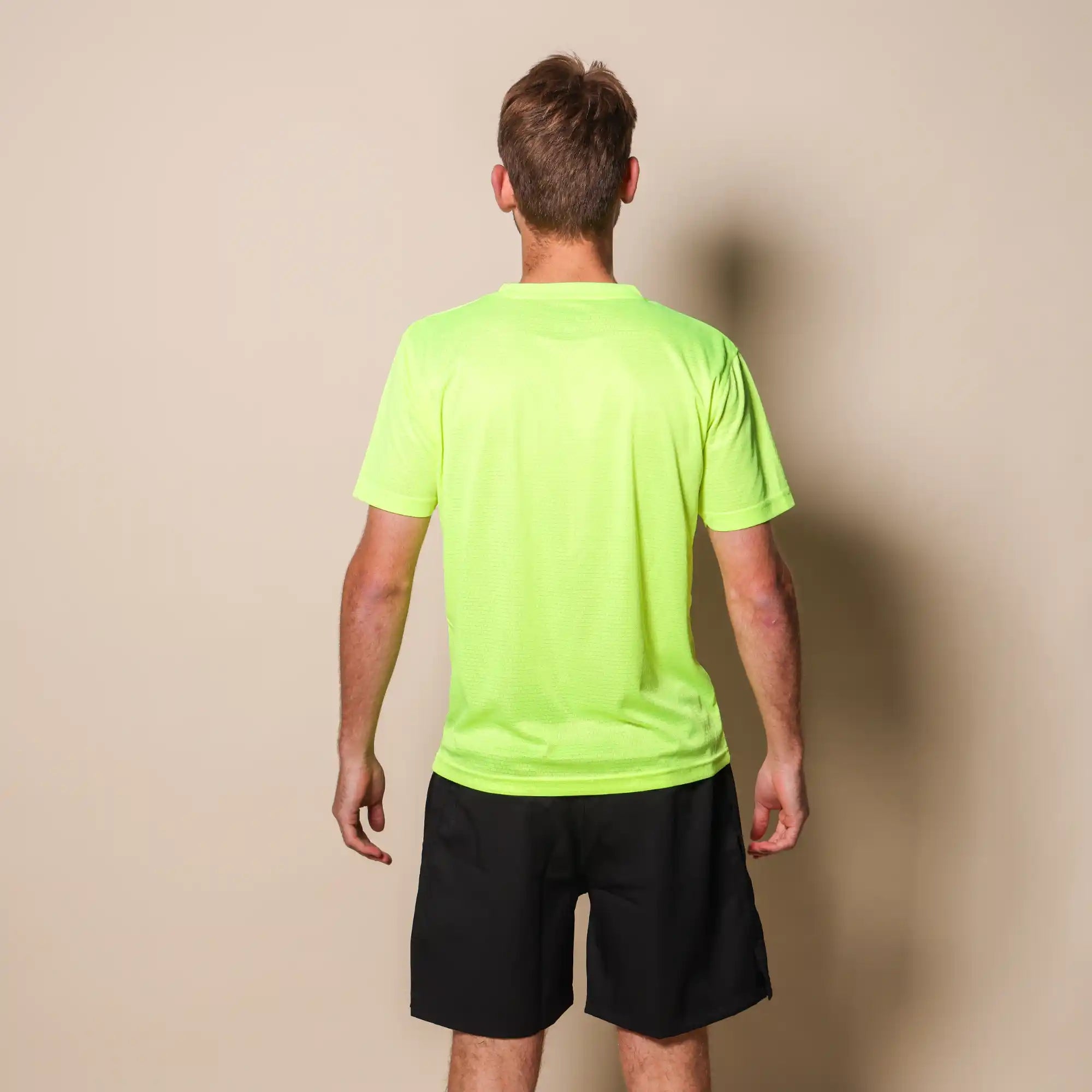 Padel Shirt Regular Fit Neon Yellow