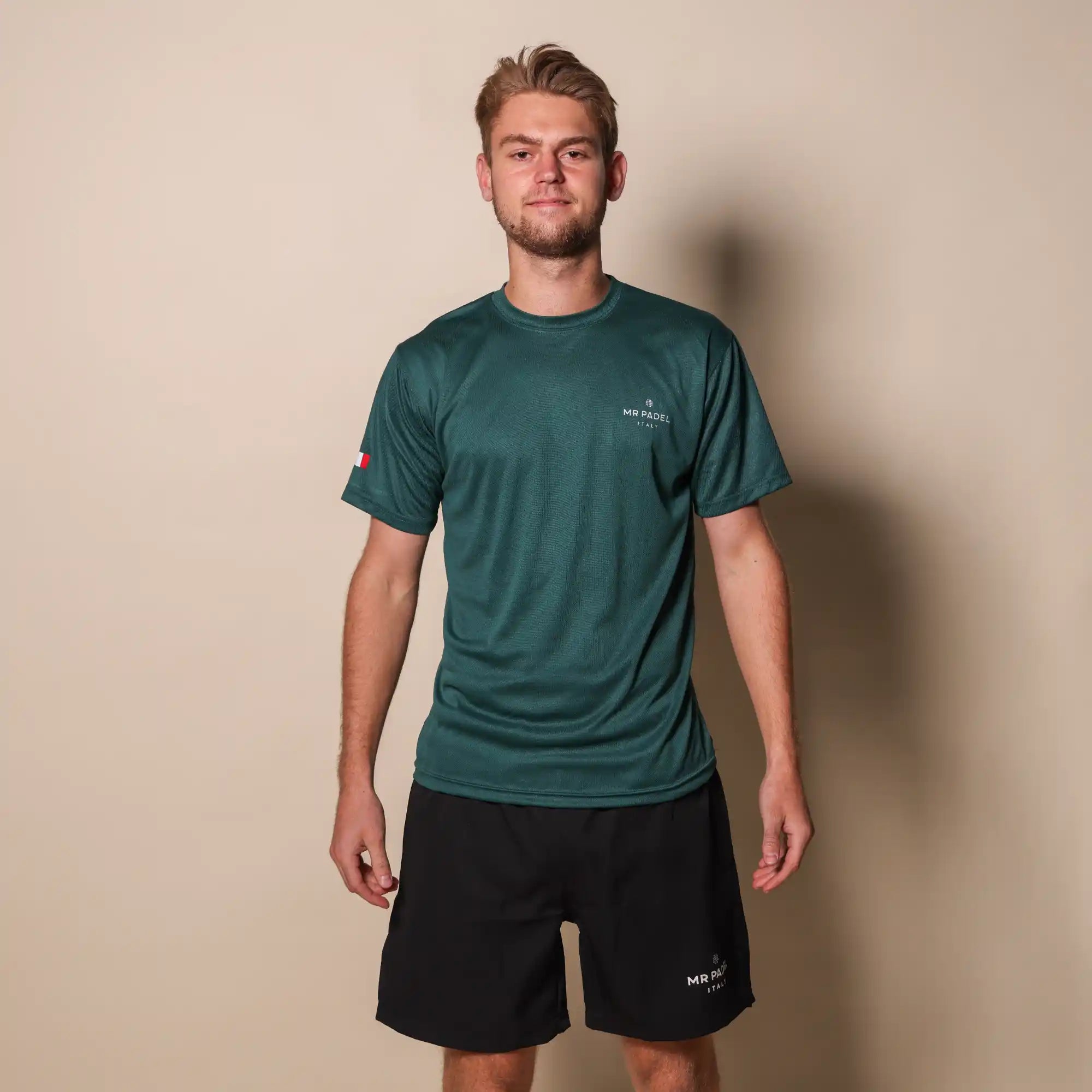 Padel shirt Slim fit Dark Green