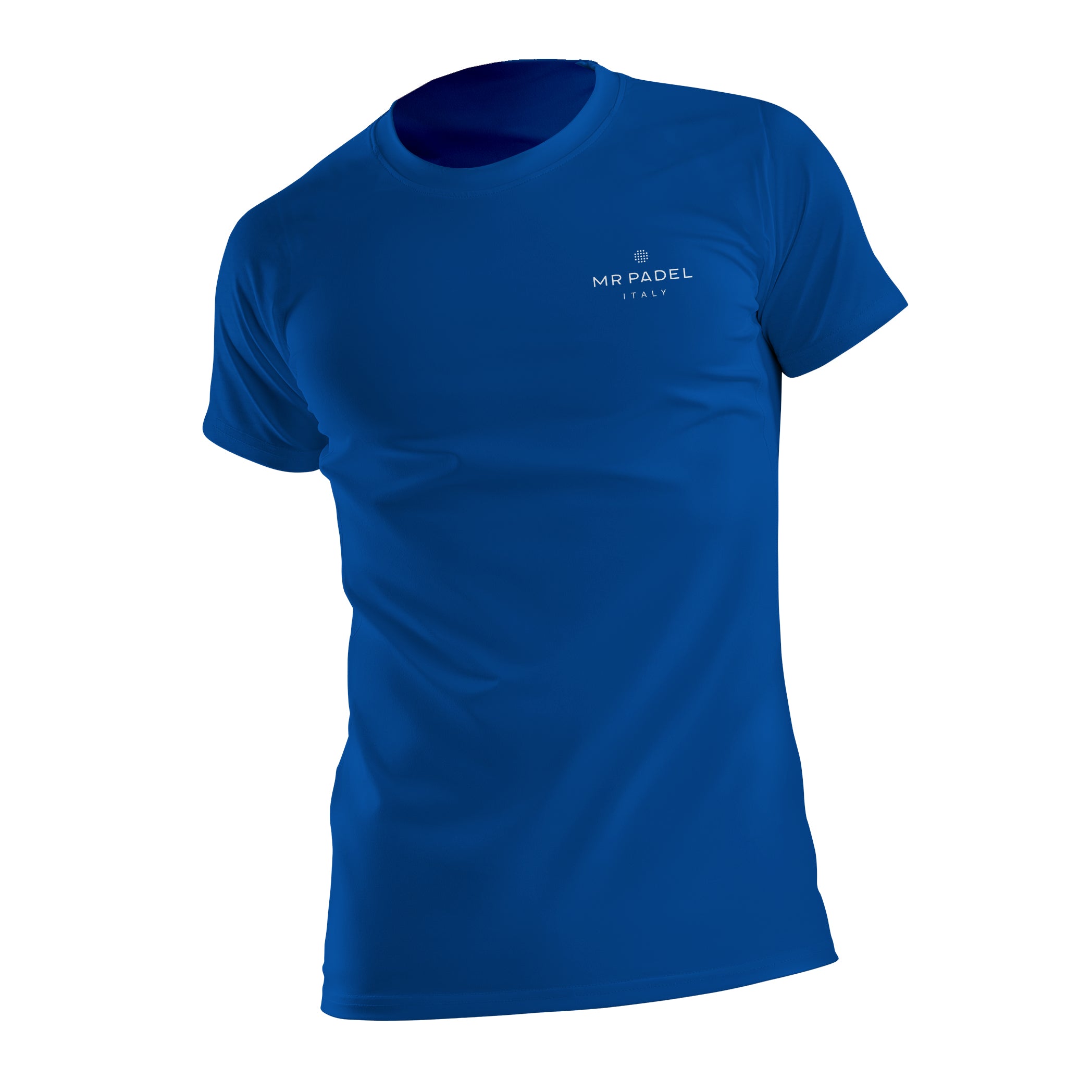Padelshirt Regular Fit Azzurro Blauw