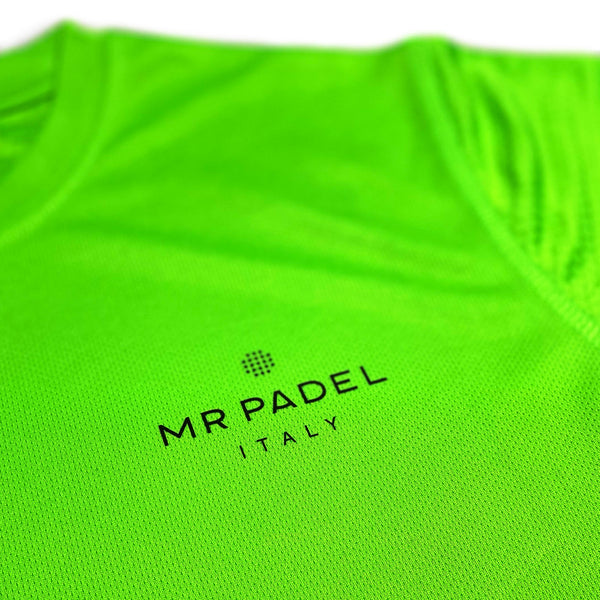 Mr Padel - Neon Green  - Men's Padel Shirt