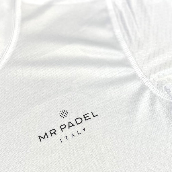 Mr Padel - White - Men's Padel Shirt