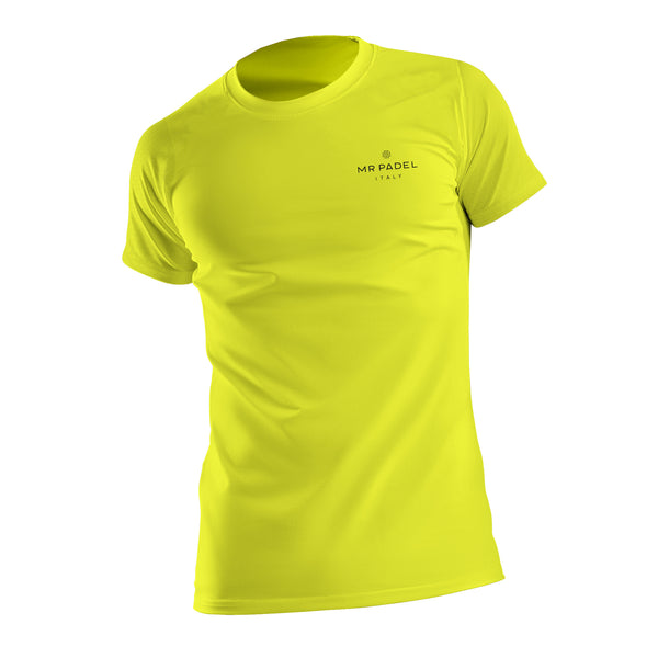 Mr Padel - Neon Yellow - Men's Padel Shirt