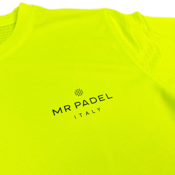 Mr Padel - Neon Yellow - Men's Padel Shirt