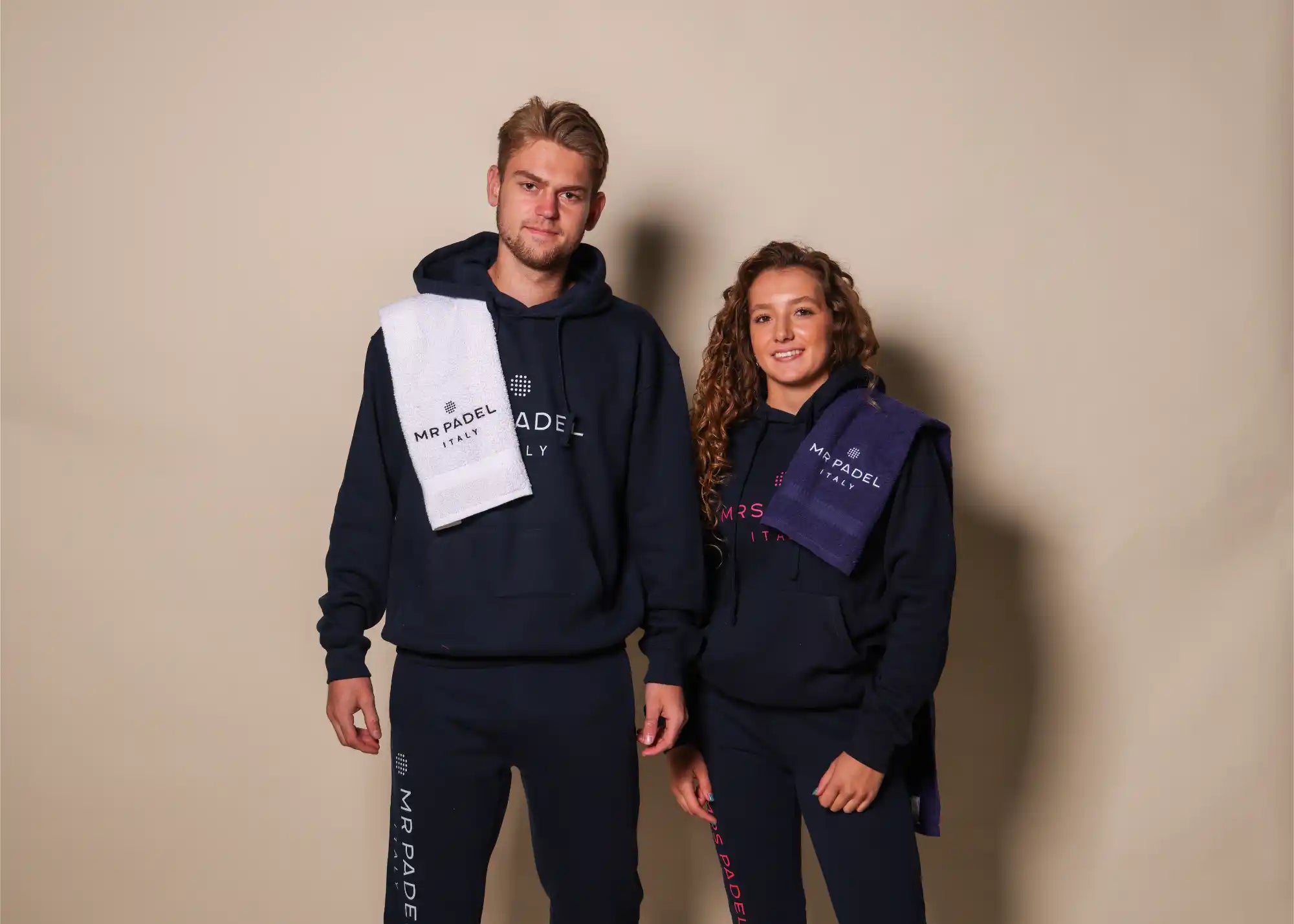 Padel Handdoek donkerblauw