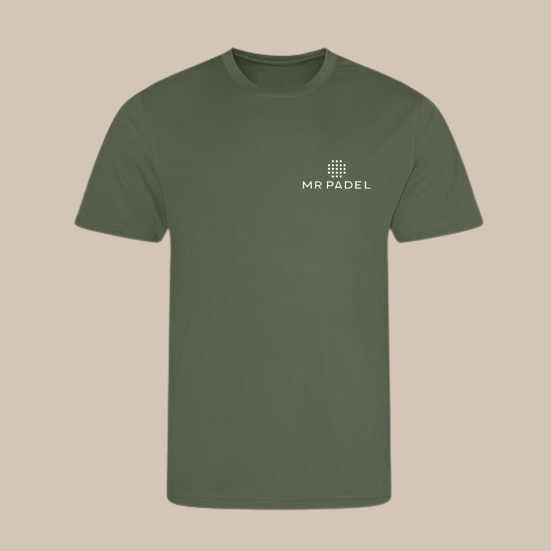 Mr Padel Parma Shirt Olijf Groen
