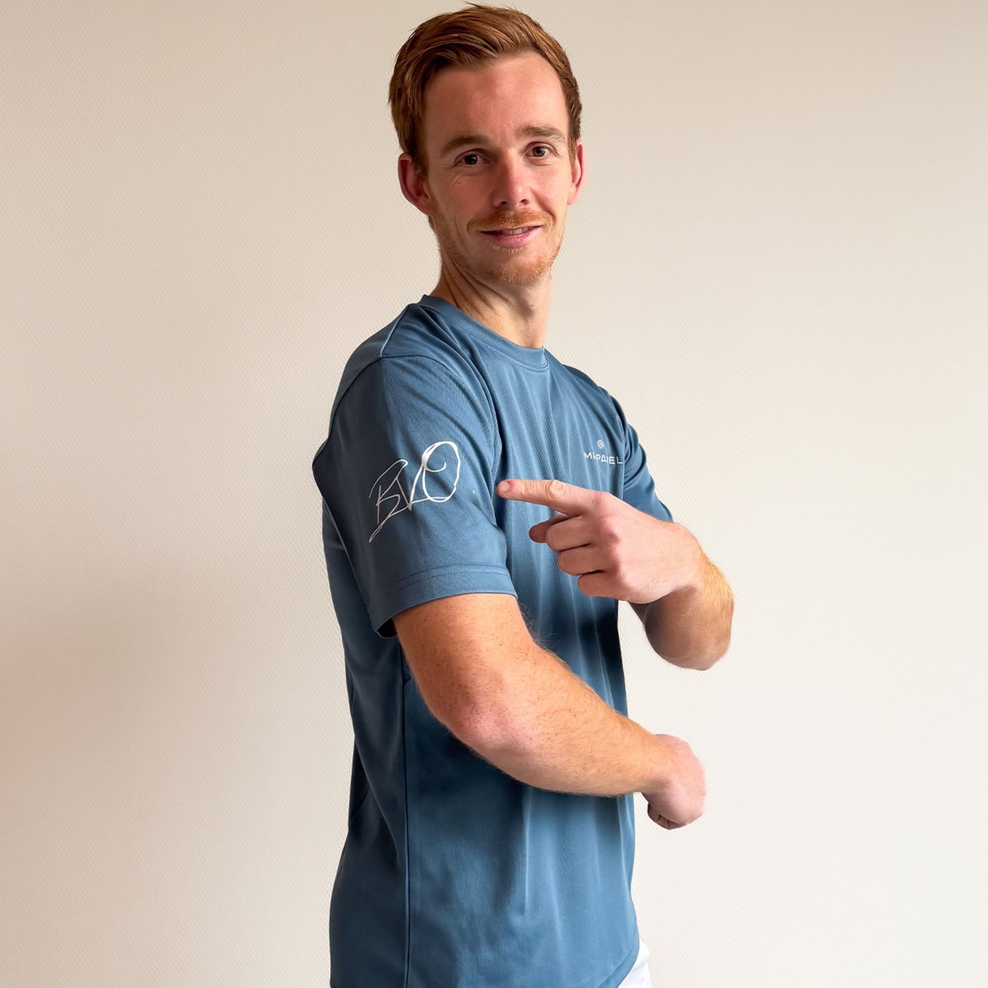 BVO Padelshirt Blauw