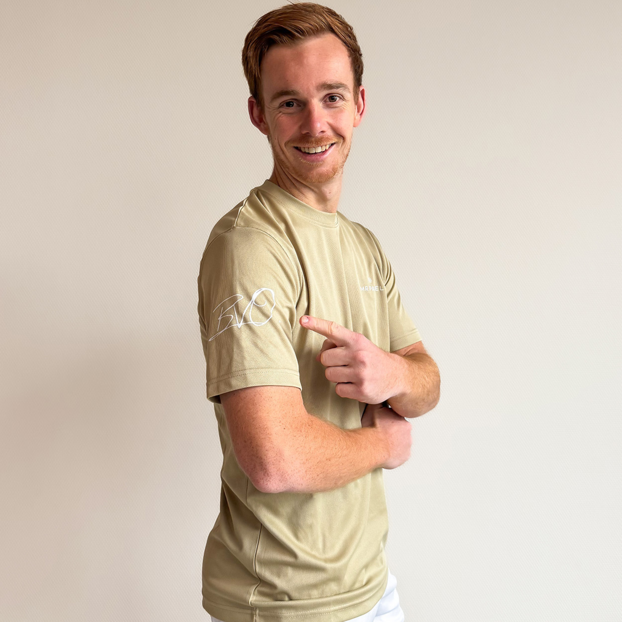 BVO Padelshirt Taupe