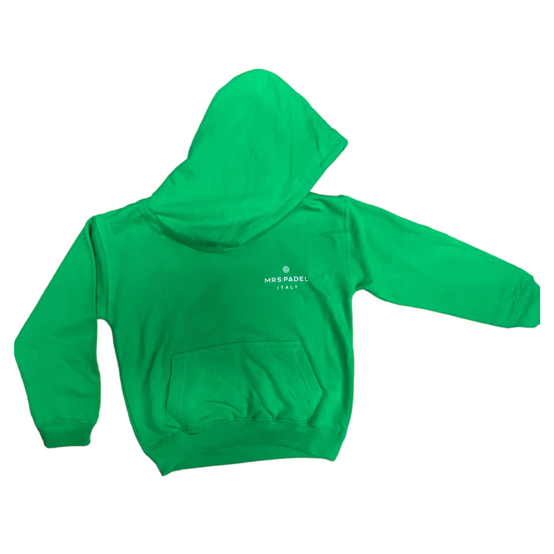 Felpa con cappuccio Padel per bambini verde