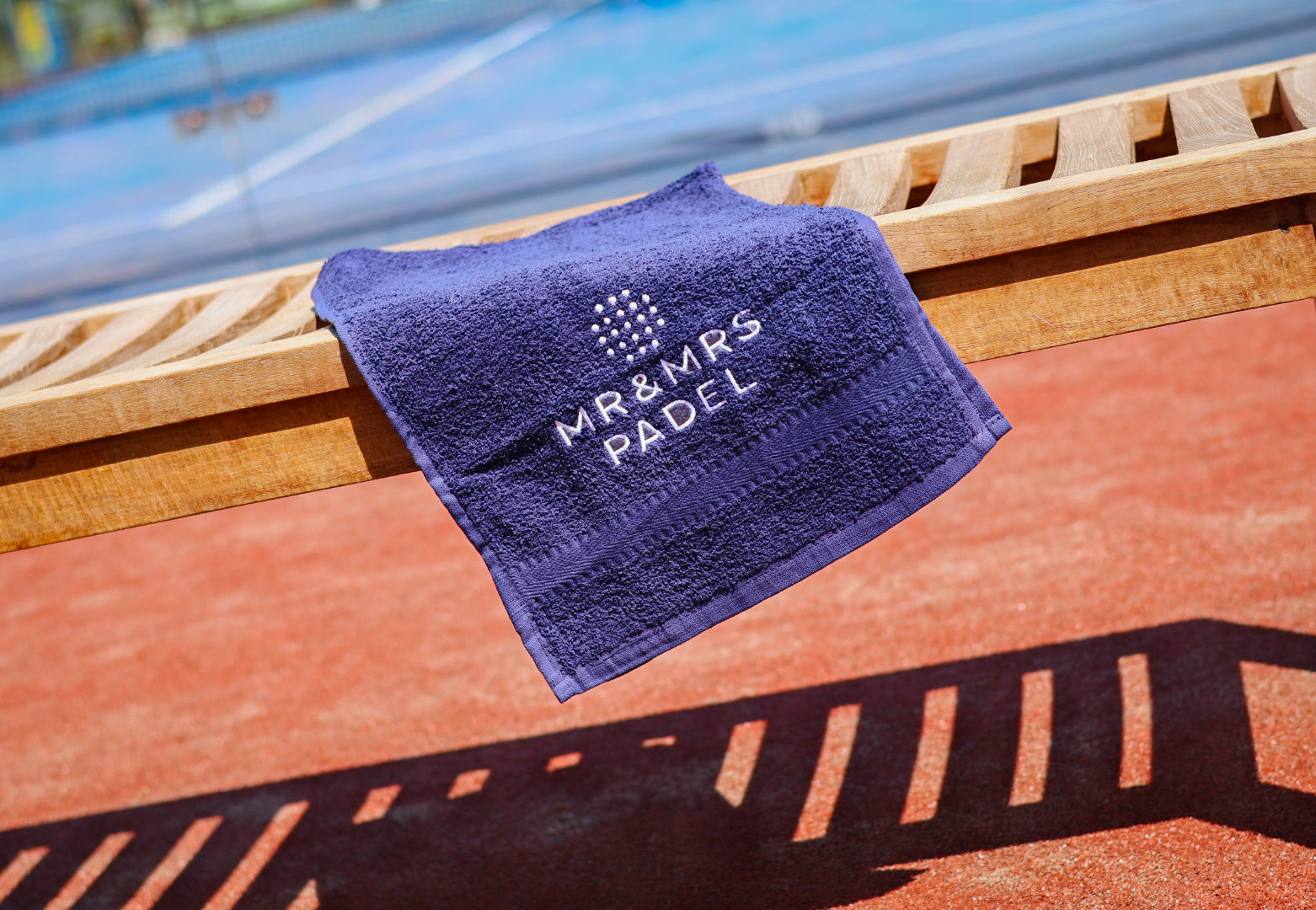 Padel Handtuch dunkelblau