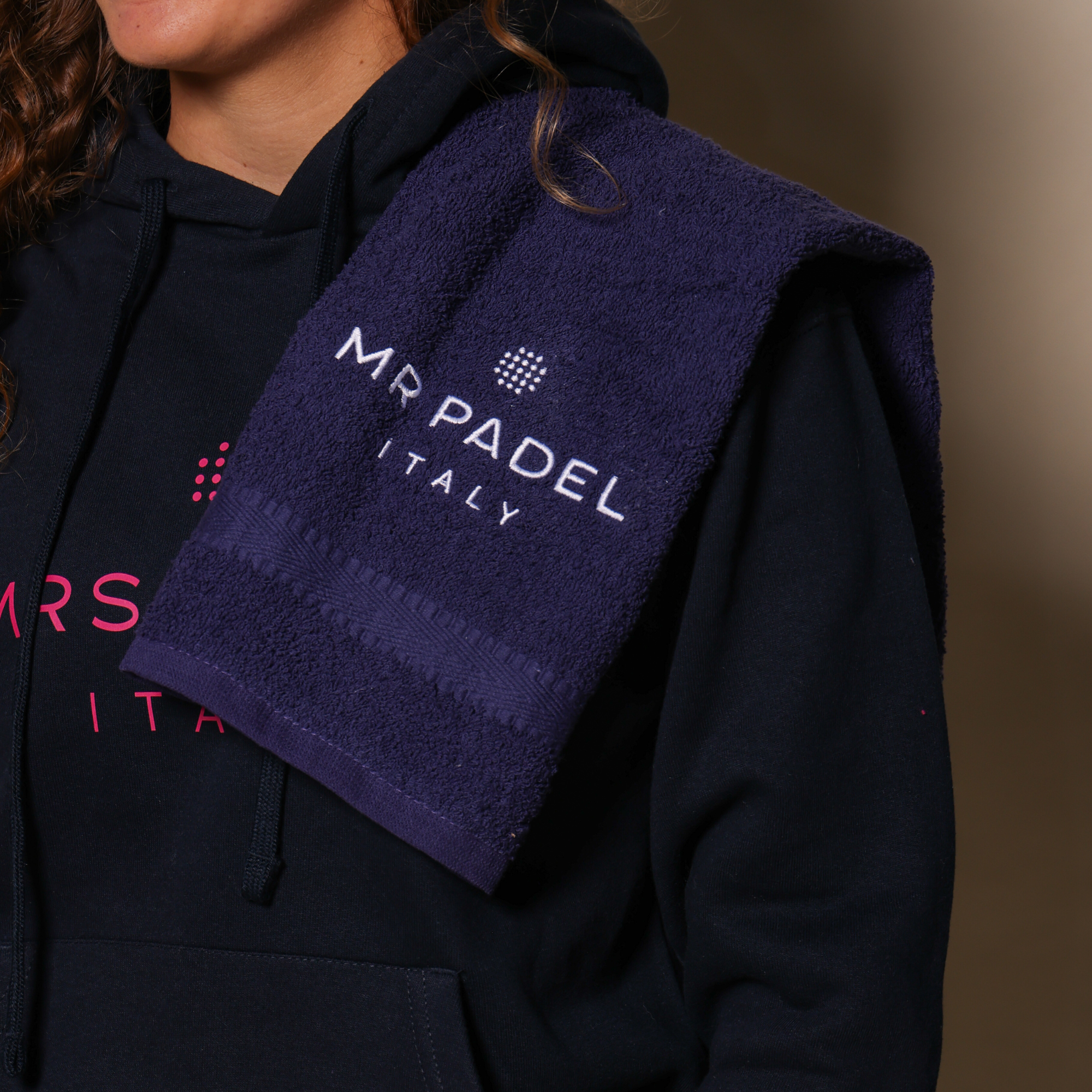 Padel Handdoek donkerblauw