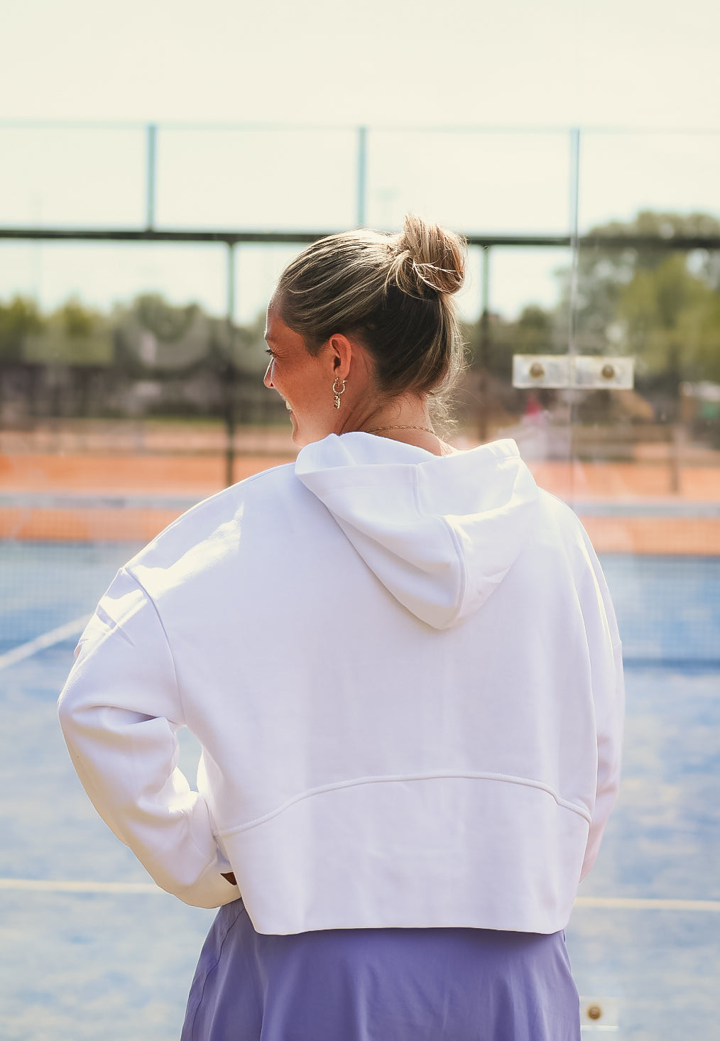 Cropped hoodie Dames