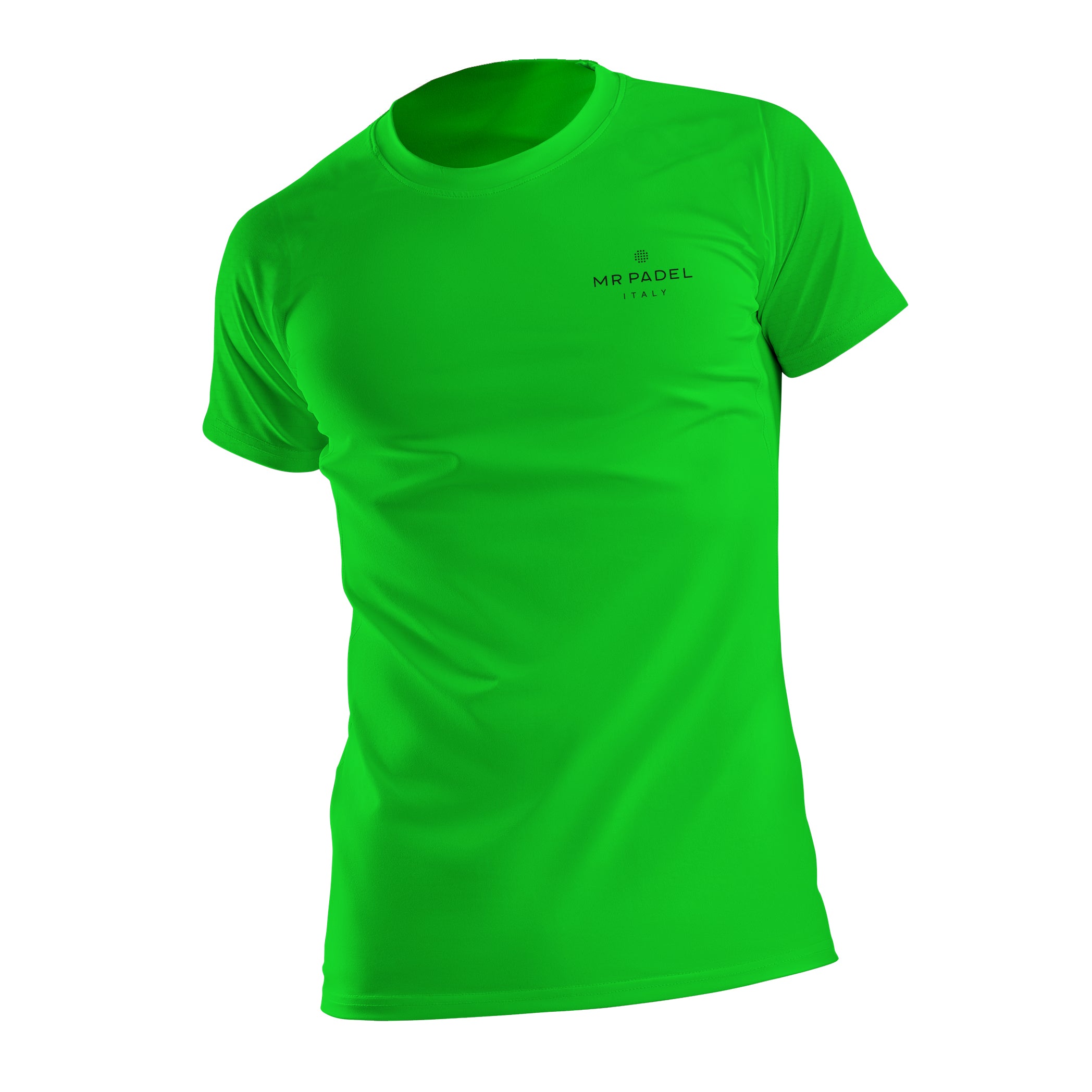 Maglia da padel Regular fit verde neon