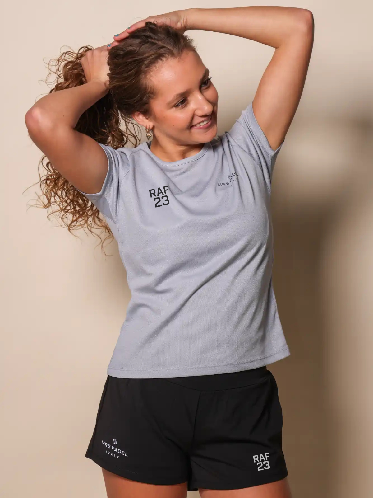 RAF23 Grijs Dames Padelshirt