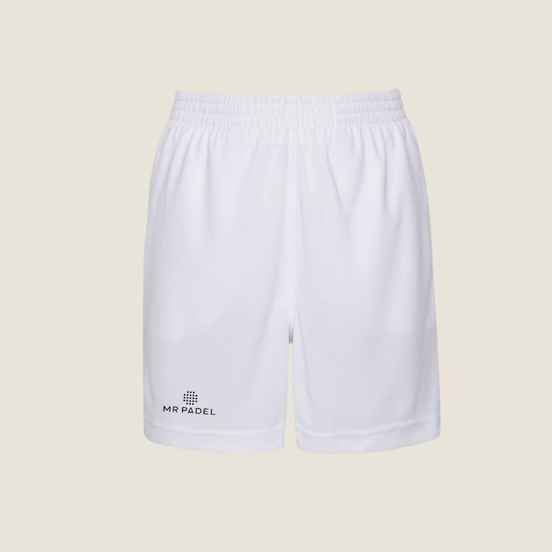 Pantaloncini da Padel per Bambini Bianchi