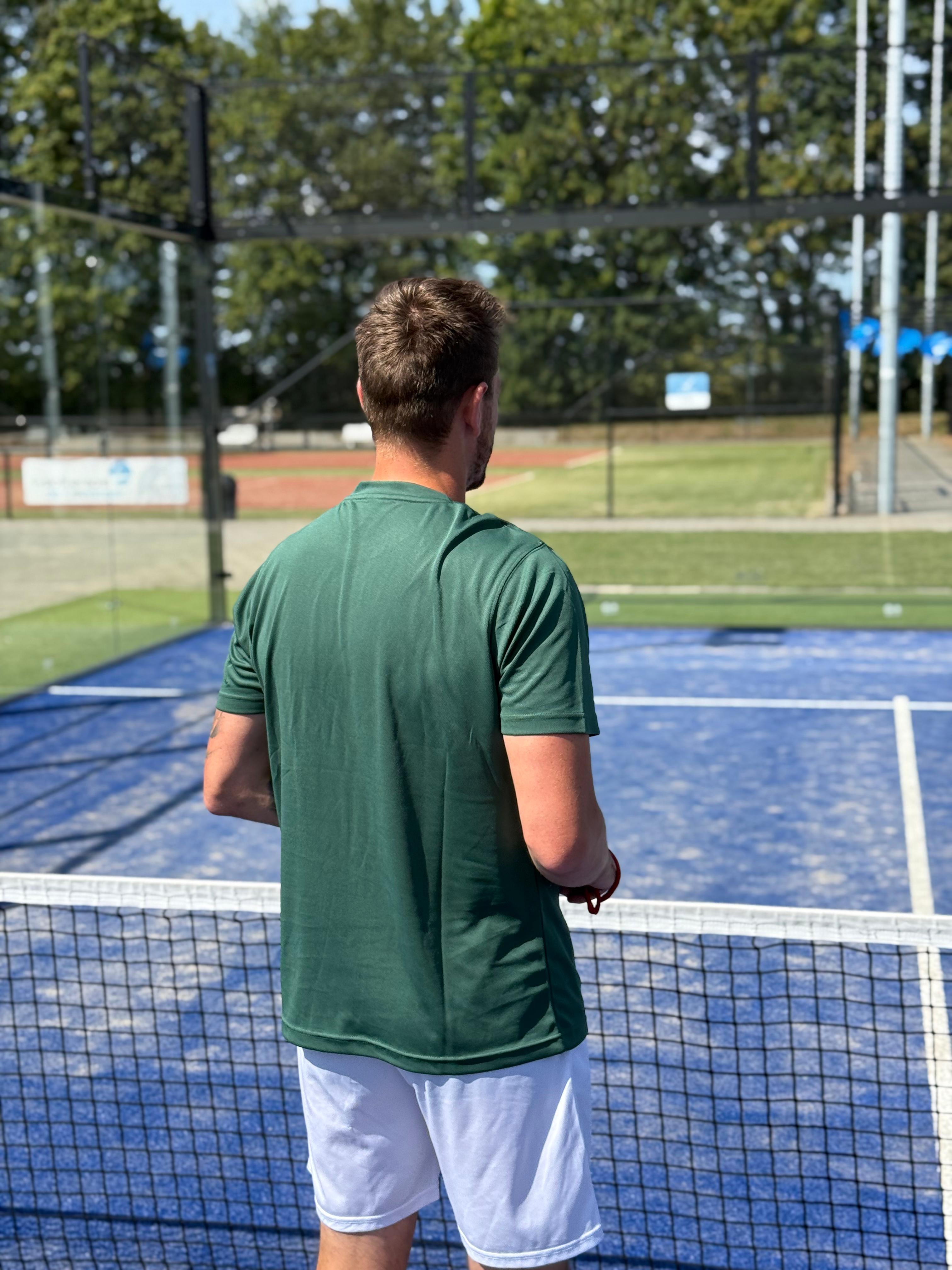 Mr Padel Parma Shirt Donker Groen