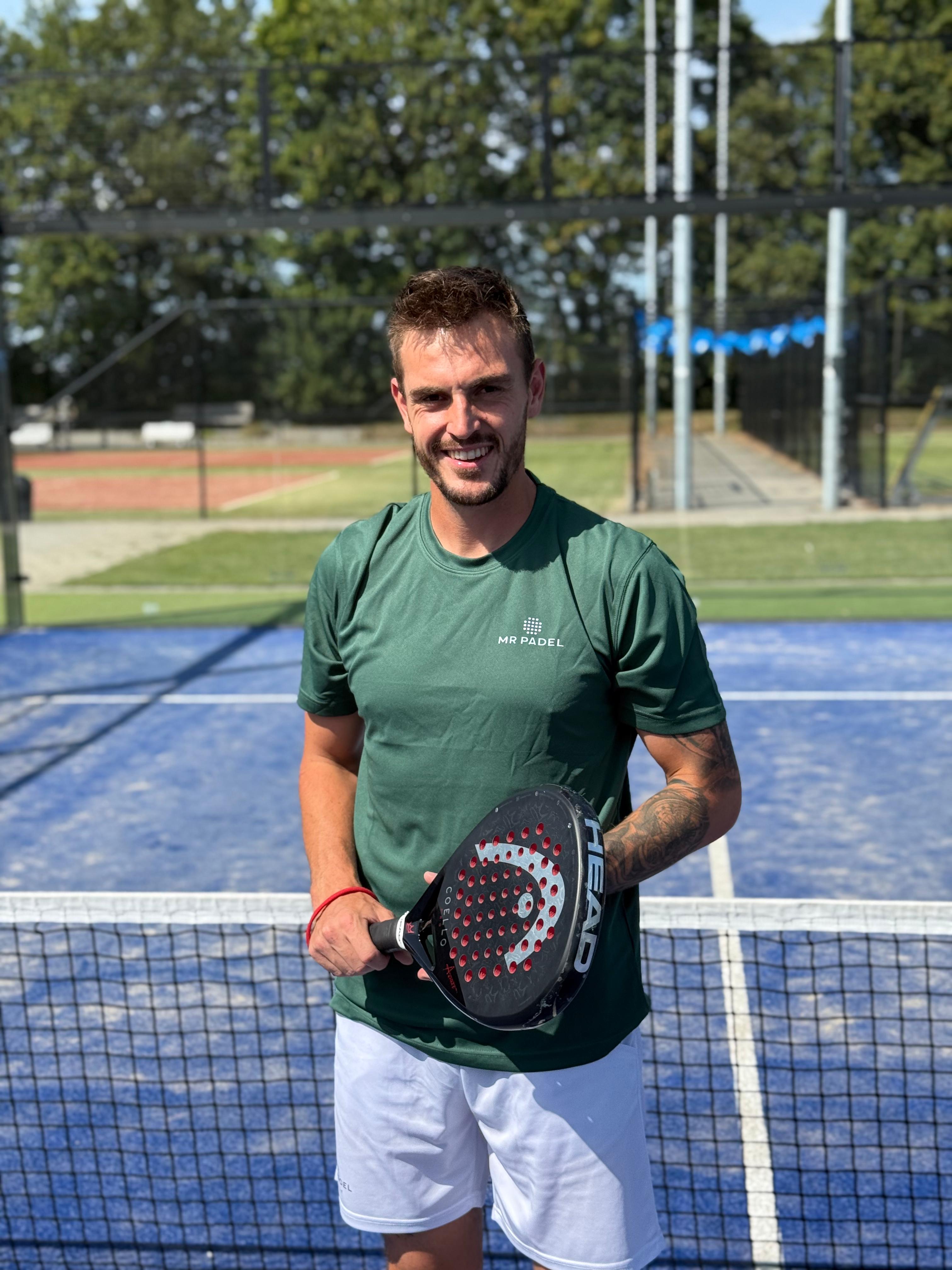 Mr Padel Parma Shirt Donker Groen