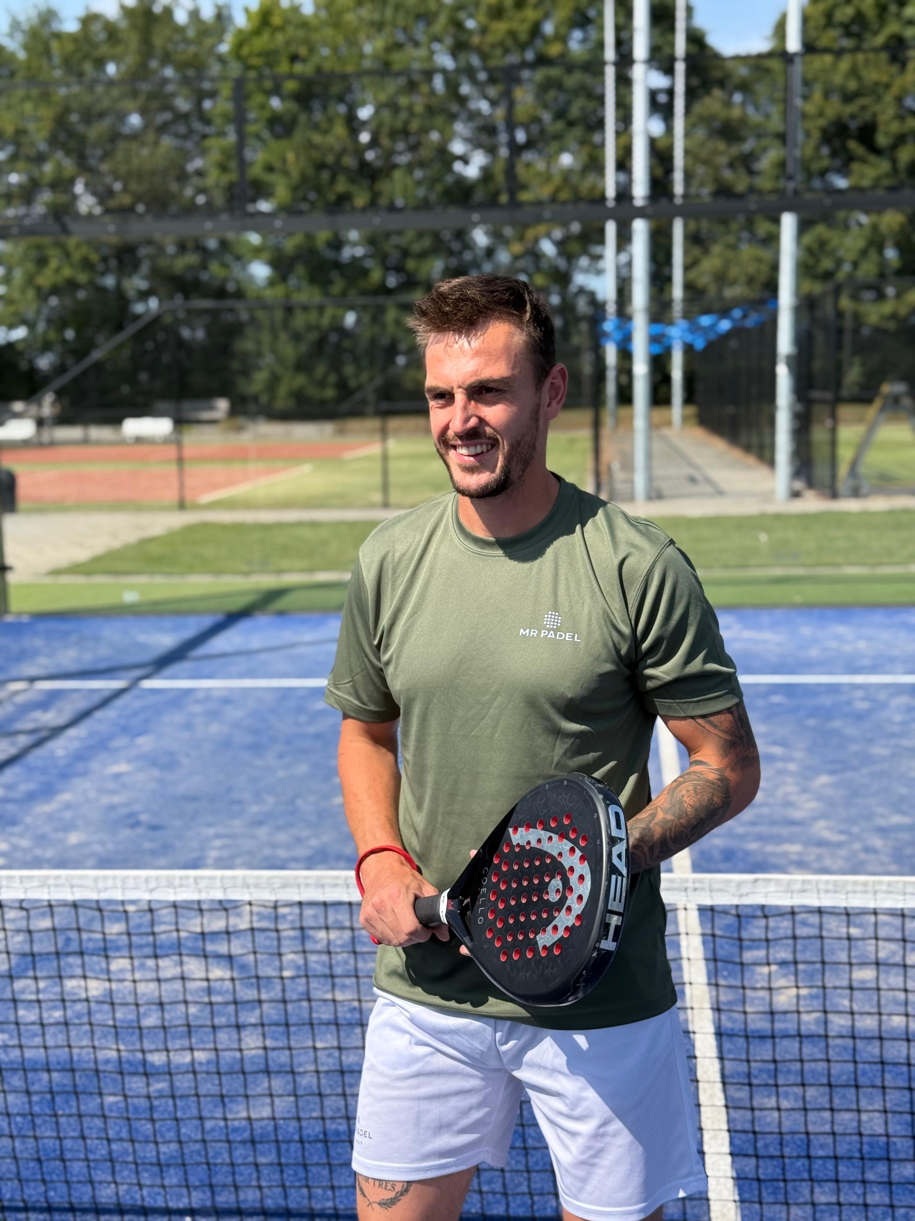 Mr Padel Parma Shirt Olijf Groen