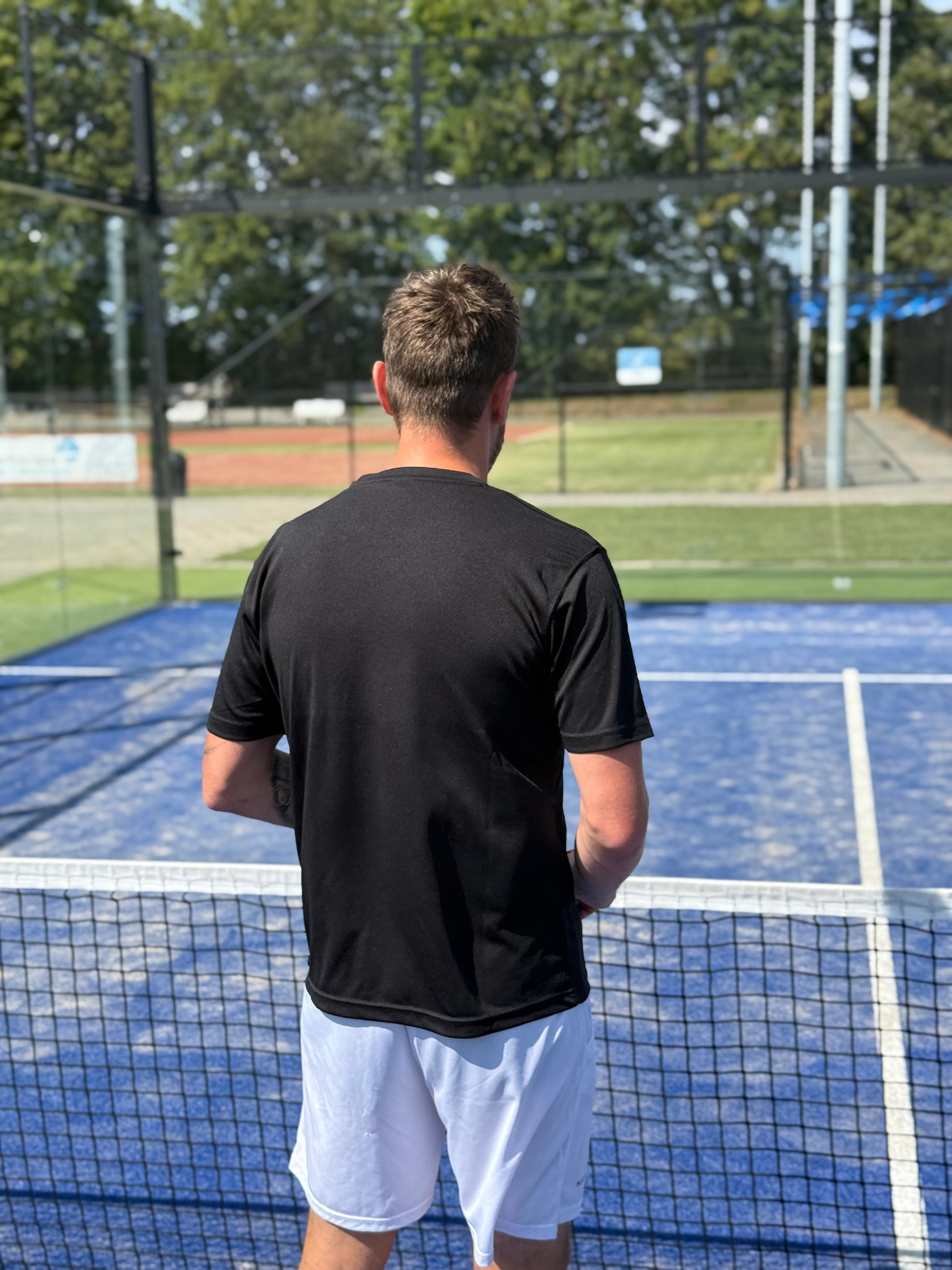 Mr Padel Parma Shirt Zwart