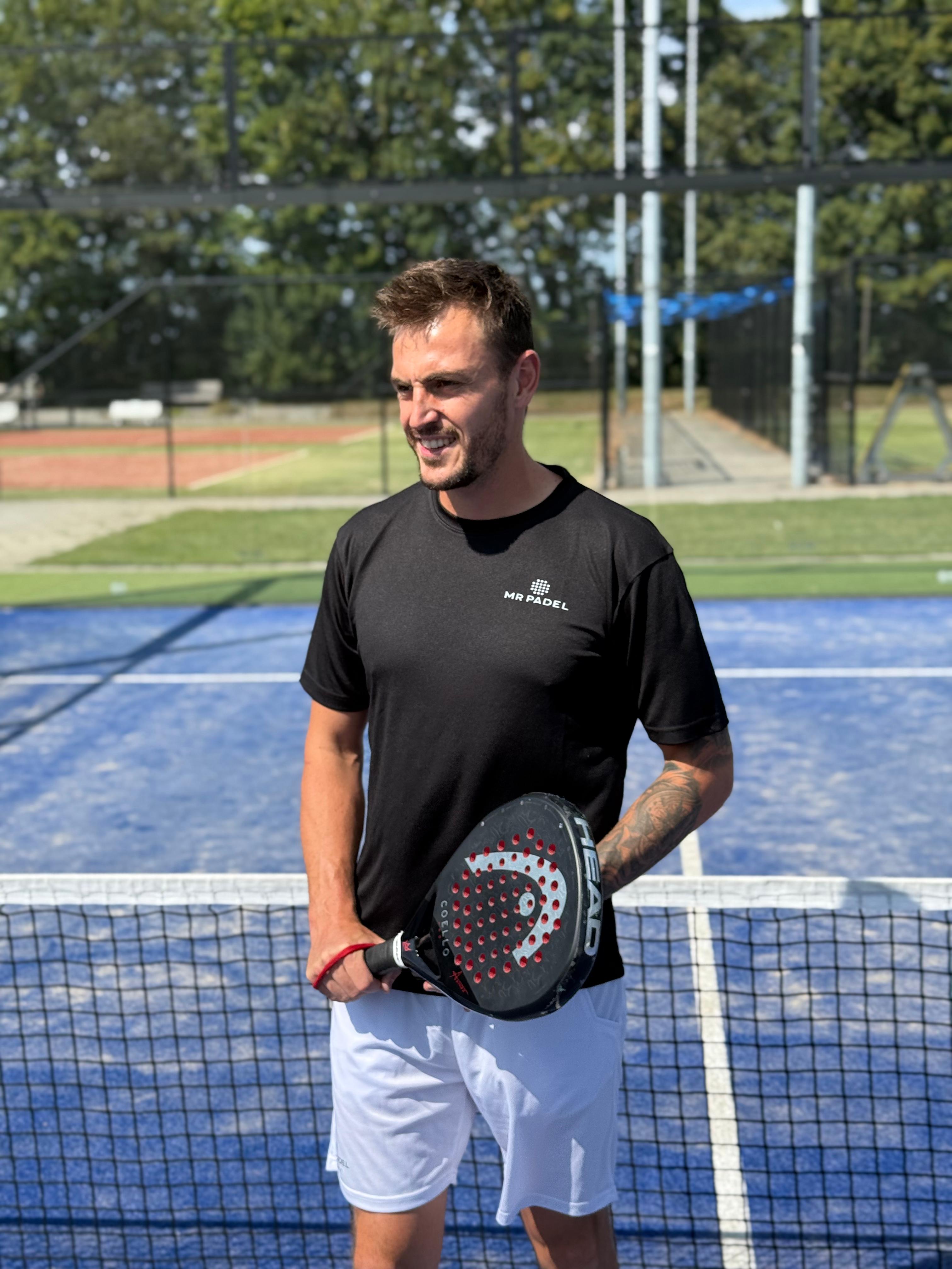 Mr Padel Parma Shirt Zwart