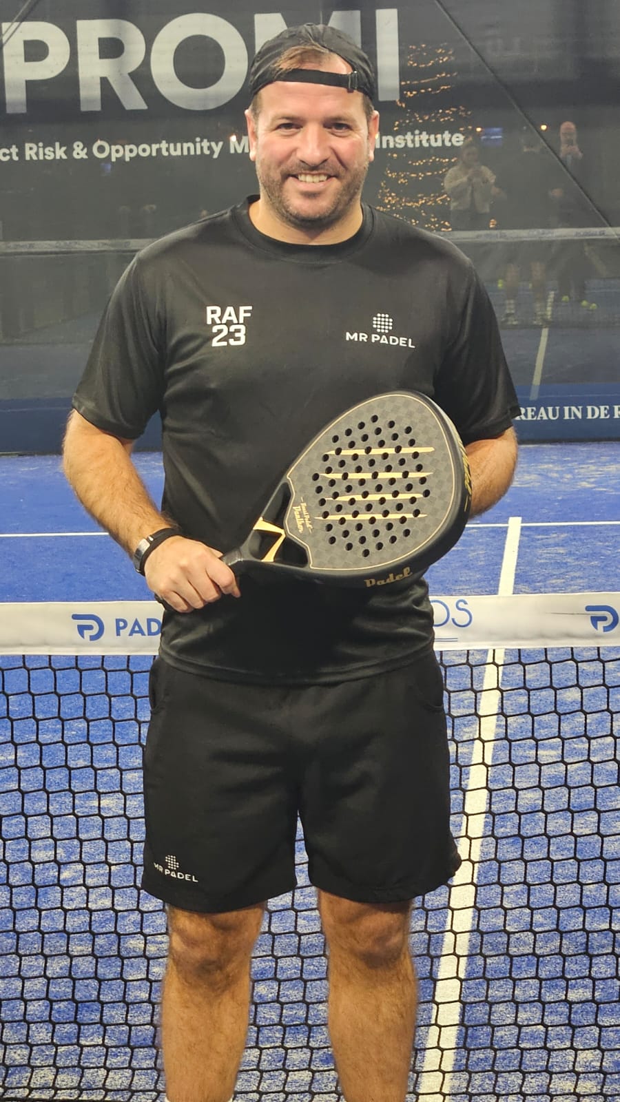 RAF23 Zwart Padelshirt