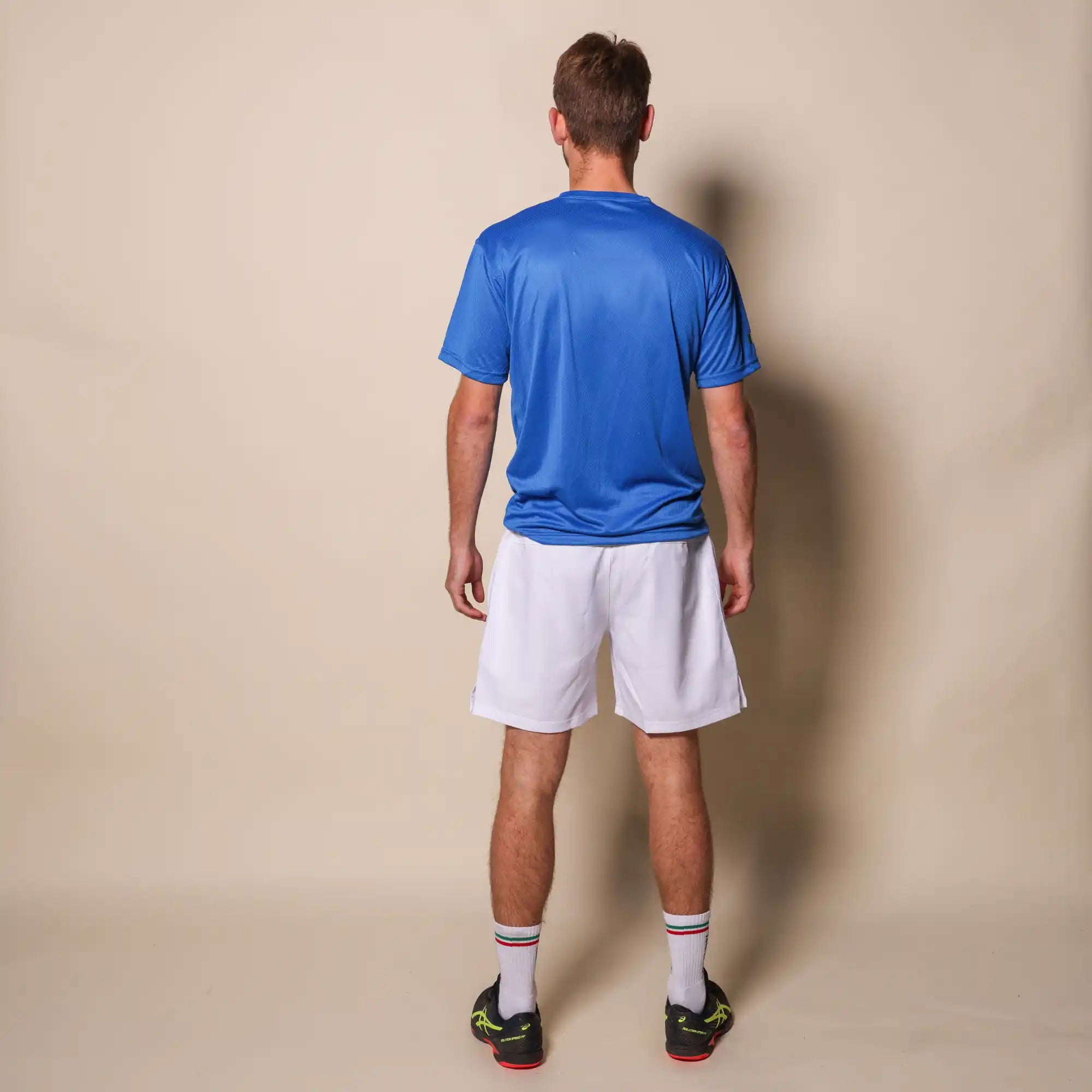 Maglia padel Slim fit Azzurro Blu