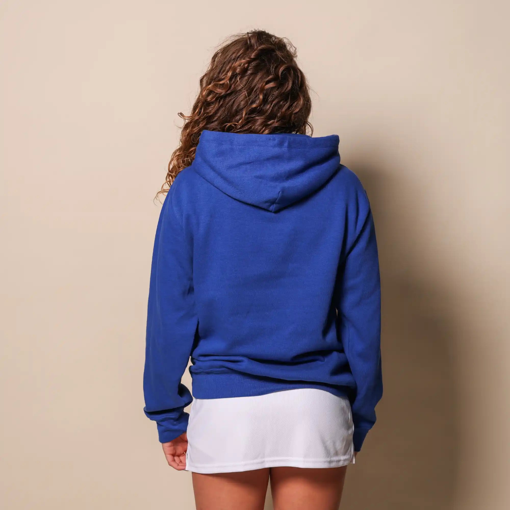 Felpa con cappuccio Mrs Azzurro blu