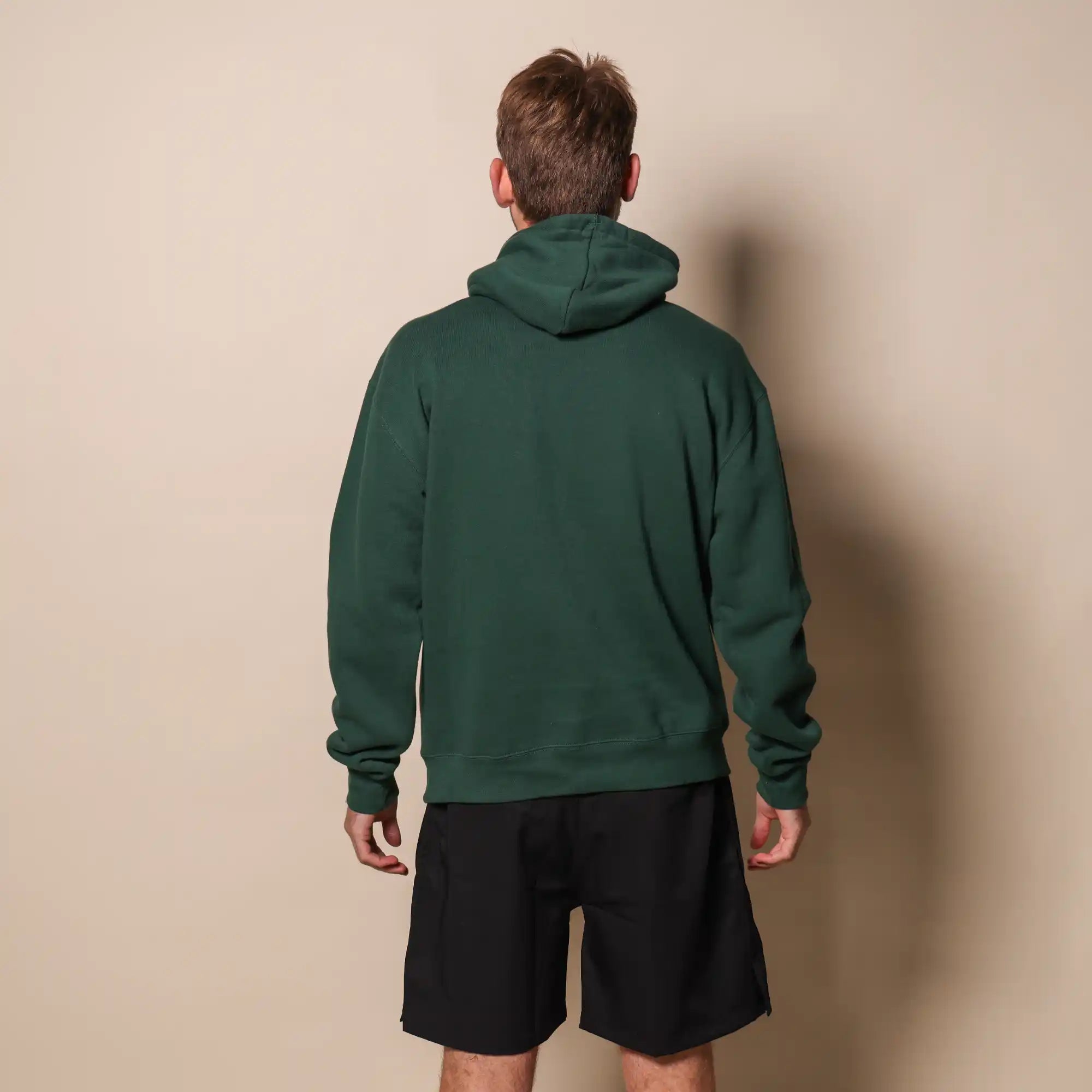 Felpa con cappuccio Mr Dark Green