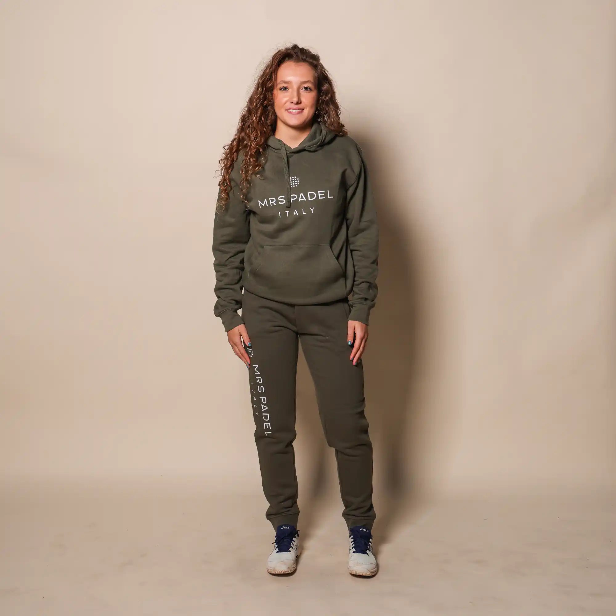 Hoodie Mrs Olijfgroen