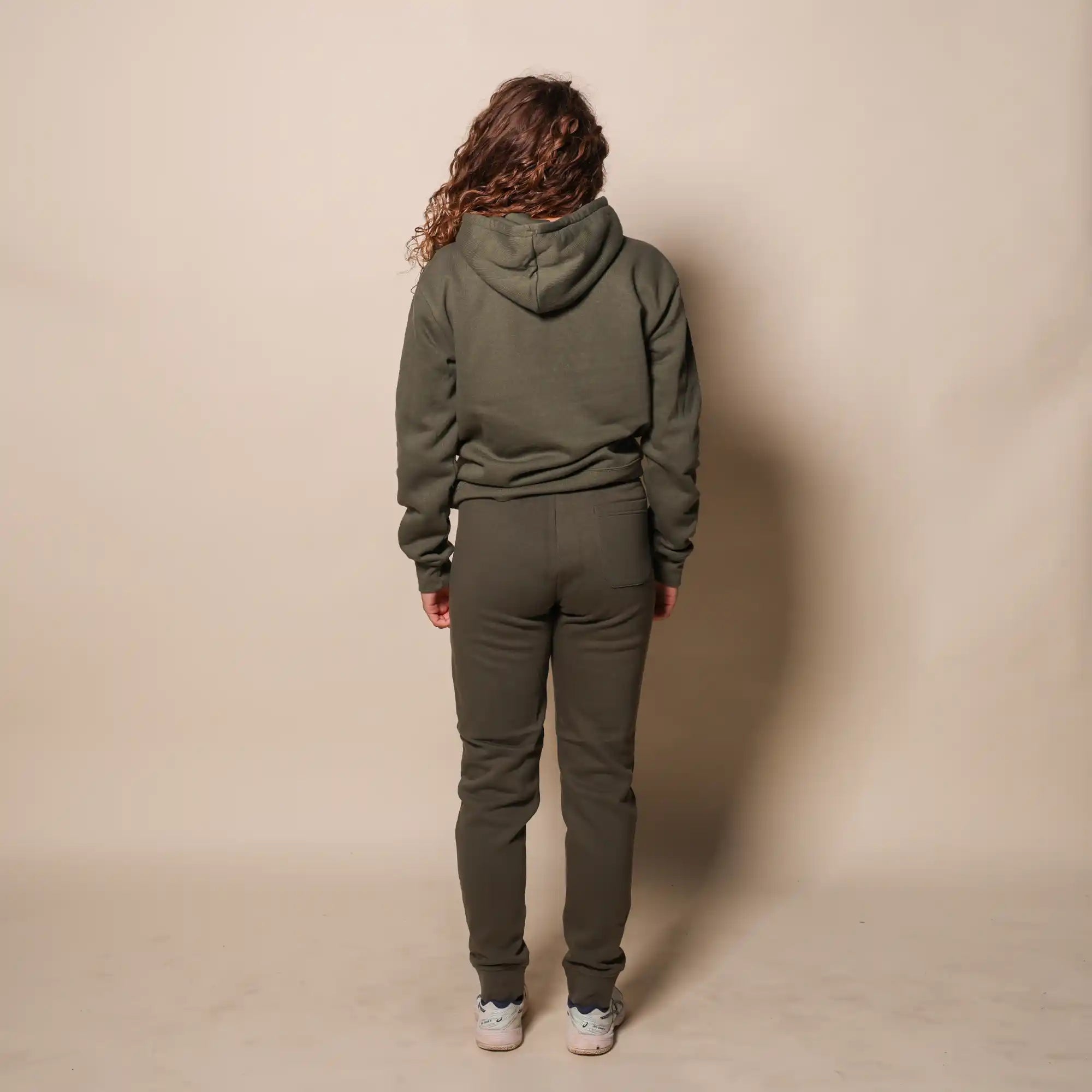 Hoodie Mrs Olive Green
