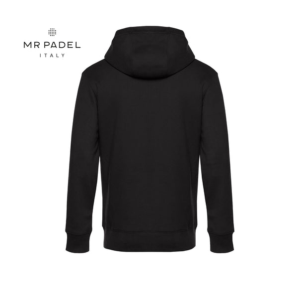 Mr Padel - zwarte hoodie - unisex sweatshirt met capuchon