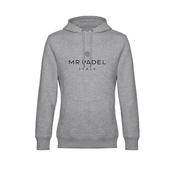 Mr Padel - Lichtgrijze hoodie - Unisex sweatshirt met capuchon